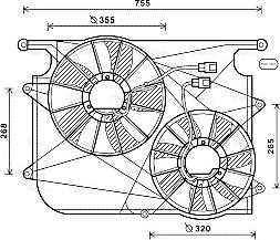 Ava Quality Cooling OL7571 - Ventola, Raffreddamento motore autozon.pro