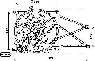 Ava Quality Cooling OL7649 - Ventola, Raffreddamento motore autozon.pro