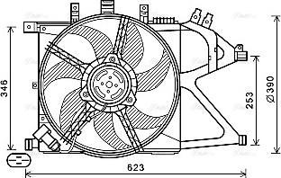 Ava Quality Cooling OL7672 - Ventola, Raffreddamento motore autozon.pro