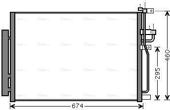 Ava Quality Cooling OLA5436D - Condensatore, Climatizzatore autozon.pro