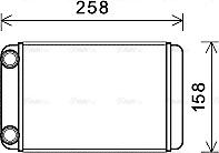 Ava Quality Cooling OLA6677 - Scambiatore calore, Riscaldamento abitacolo autozon.pro