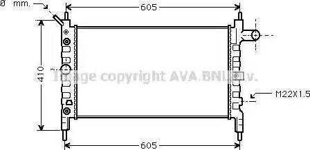 Ava Quality Cooling OLA2026 - Radiatore, Raffreddamento motore autozon.pro