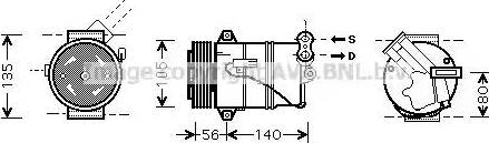 Ava Quality Cooling OL K429 - Compressore, Climatizzatore autozon.pro