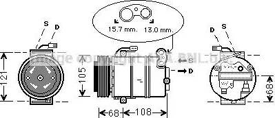 Ava Quality Cooling OL K138 - Compressore, Climatizzatore autozon.pro