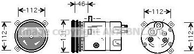 Ava Quality Cooling OLAK278 - Compressore, Climatizzatore autozon.pro