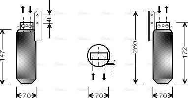 Ava Quality Cooling OL D164 - Essiccatore, Climatizzatore autozon.pro