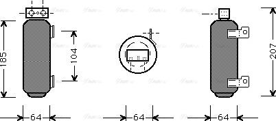 Ava Quality Cooling OL D282 - Essiccatore, Climatizzatore autozon.pro