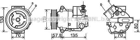 Ava Quality Cooling OL K497 - Compressore, Climatizzatore autozon.pro