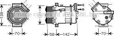 Ava Quality Cooling OL K465 - Compressore, Climatizzatore autozon.pro