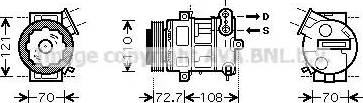 Ava Quality Cooling OL K419 - Compressore, Climatizzatore autozon.pro