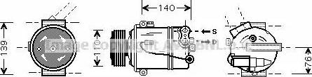 Ava Quality Cooling OL K410 - Compressore, Climatizzatore autozon.pro