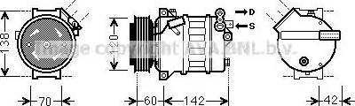 Ava Quality Cooling OLK543 - Compressore, Climatizzatore autozon.pro