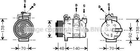 Ava Quality Cooling OL K356 - Compressore, Climatizzatore autozon.pro