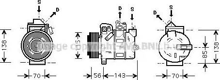 Ava Quality Cooling OL K357 - Compressore, Climatizzatore autozon.pro