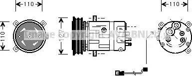 Ava Quality Cooling OL K290 - Compressore, Climatizzatore autozon.pro