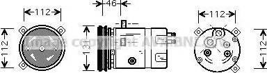 Ava Quality Cooling OL K278 - Compressore, Climatizzatore autozon.pro