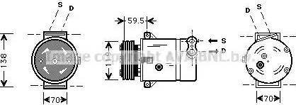 Ava Quality Cooling OL K273 - Compressore, Climatizzatore autozon.pro