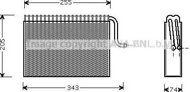 Ava Quality Cooling OL V171 - Evaporatore, Climatizzatore autozon.pro