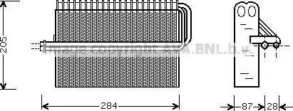 Ava Quality Cooling OL V344 - Evaporatore, Climatizzatore autozon.pro