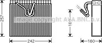 Ava Quality Cooling OL V328 - Evaporatore, Climatizzatore autozon.pro