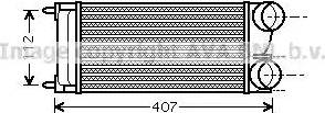 Ava Quality Cooling PE 4334 - Intercooler autozon.pro