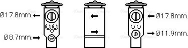 Ava Quality Cooling PE1367 - Valvola ad espansione, Climatizzatore autozon.pro
