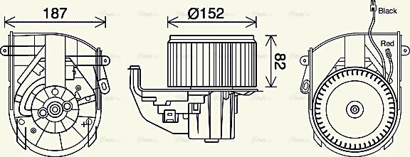 Ava Quality Cooling PE8414 - Ventilatore abitacolo autozon.pro