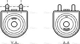 Ava Quality Cooling PE 3271 - Radiatore olio, Olio motore autozon.pro