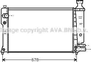 Ava Quality Cooling PE 2098 - Radiatore, Raffreddamento motore autozon.pro