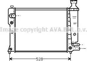 Ava Quality Cooling PE 2092 - Radiatore, Raffreddamento motore autozon.pro