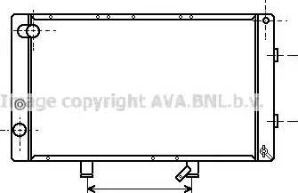 Ava Quality Cooling PE 2040 - Radiatore, Raffreddamento motore autozon.pro