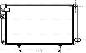 Ava Quality Cooling PE 2042 - Radiatore, Raffreddamento motore autozon.pro