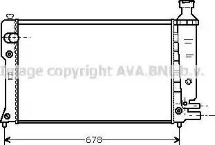 Ava Quality Cooling PE 2152 - Radiatore, Raffreddamento motore autozon.pro