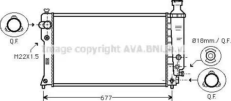 Ava Quality Cooling PE 2135 - Radiatore, Raffreddamento motore autozon.pro