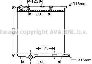 Ava Quality Cooling PE 2293 - Radiatore, Raffreddamento motore autozon.pro