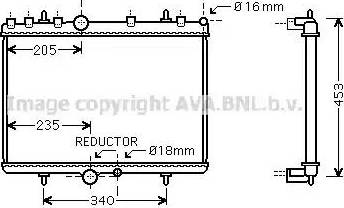 Ava Quality Cooling PEA2269 - Radiatore, Raffreddamento motore autozon.pro