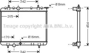 Ava Quality Cooling PE 2212 - Radiatore, Raffreddamento motore autozon.pro