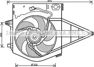 Ava Quality Cooling PE 7546 - Ventola, Raffreddamento motore autozon.pro