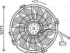 Ava Quality Cooling PE7555 - Ventola, Raffreddamento motore autozon.pro