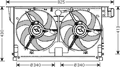 Ava Quality Cooling PE 7519 - Ventola, Raffreddamento motore autozon.pro