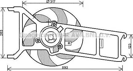 Ava Quality Cooling PE 7536 - Ventola, Raffreddamento motore autozon.pro