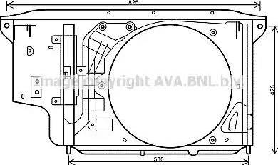 Ava Quality Cooling PE 7521 - Convogliatore aria autozon.pro