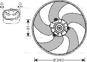 Ava Quality Cooling PE 7522 - Ventola, Raffreddamento motore autozon.pro