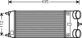 Ava Quality Cooling PEA4353 - Intercooler autozon.pro