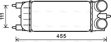 Ava Quality Cooling PEA4365 - Intercooler autozon.pro