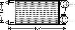 Ava Quality Cooling PEA4334 - Intercooler autozon.pro