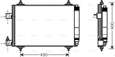 Ava Quality Cooling PEA5286D - Condensatore, Climatizzatore autozon.pro