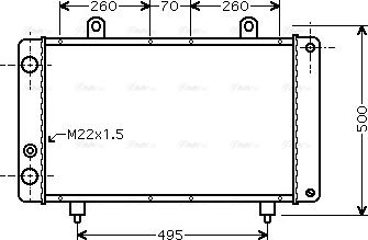 Ava Quality Cooling PEA2319 - Radiatore, Raffreddamento motore autozon.pro