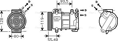 Ava Quality Cooling PEAK315 - Compressore, Climatizzatore autozon.pro