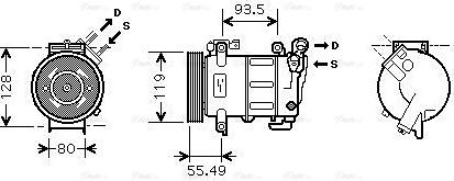 Ava Quality Cooling PEAK316 - Compressore, Climatizzatore autozon.pro